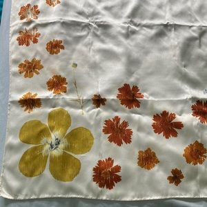 Ecoprinted Silk Scarf